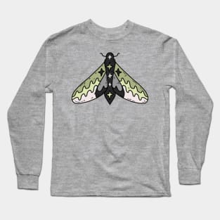 aromantic moth Long Sleeve T-Shirt